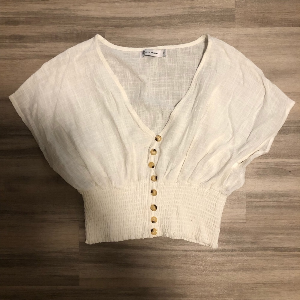 White top from Pink Diamond in size L